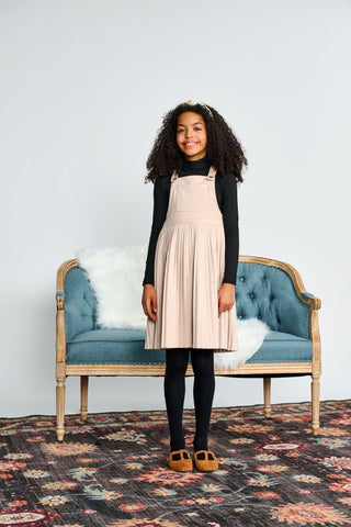 Beige Suede Front Pocket Jumper