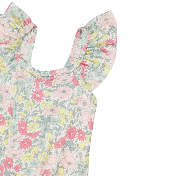 Citrus Little Girl Floral Swimsuit