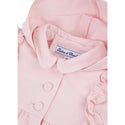 Pink Ruffle Hooded Jacket