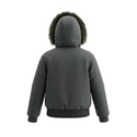 Green Matte Hooded Coat