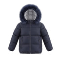 Navy with Grey Lining Coat