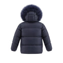 Navy with Grey Lining Coat