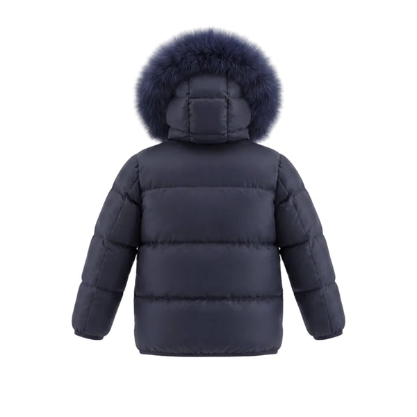 Navy with Grey Lining Coat