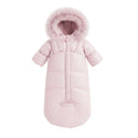 Pink Bow Snow Suit