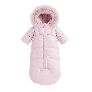 Pink Bow Snow Suit