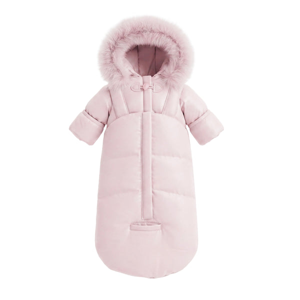 Pink Bow Snow Suit