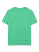 Green Tone on Tone Logo Tee