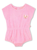 Pink Infant Terry Romper