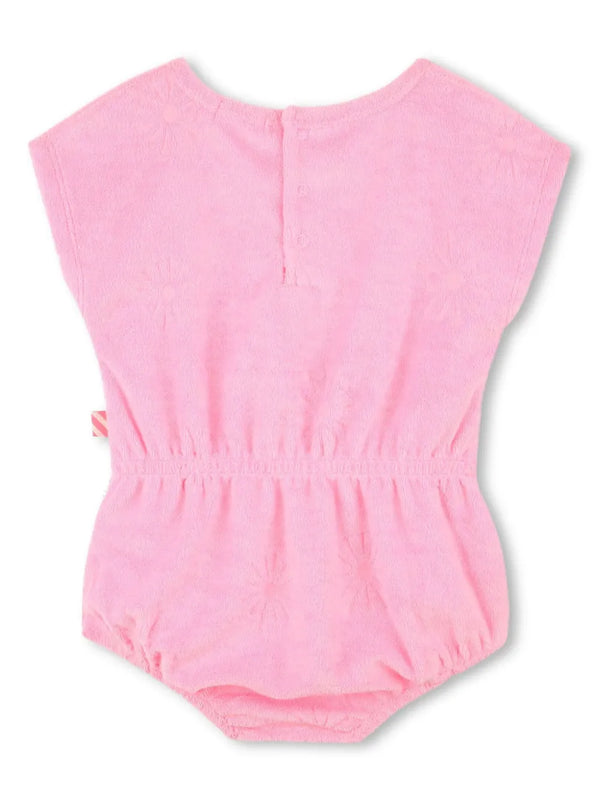 Pink Infant Terry Romper