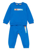 Blue Baby Multicolored Logo Sweatpants