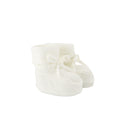 Ivory Baby Knit Booties