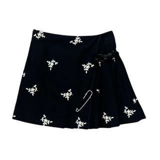 Black Paperino Long Length Skirt