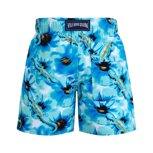 Topaz Poppy Gecko Swim Trunks