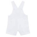 White Baby Linen Overalls