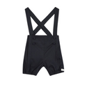 Navy Baby Suspender Pants