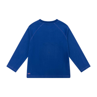 Royal Blue Oilily Eyes Long Sleeve Tee