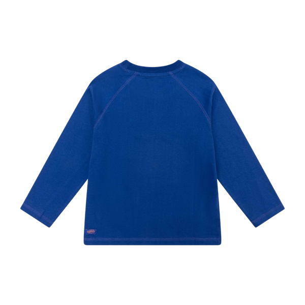 Royal Blue Oilily Eyes Long Sleeve Tee