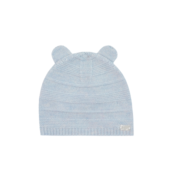 Heather Blue Bear Ears Hat