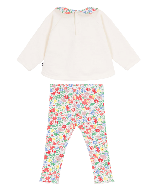 Multicolor Floral Leggings Set