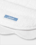 White Baby Scallop Bib
