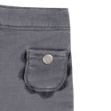 Gray Baby Scallop Pocket Jeans
