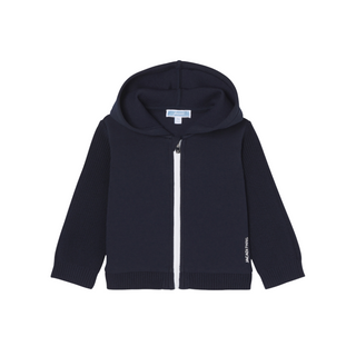 Navy Maxence Zip Up Hoodie