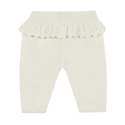 Ivory Baby Ruffle Knit Pants