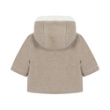 Oatmeal Baby Knit Hooded Coat