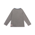 Grey Sailboat Long Sleeve Tee