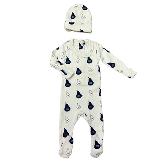 Navy LP Signature Footie