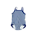 Navy and White Baby Striped Swimsuit