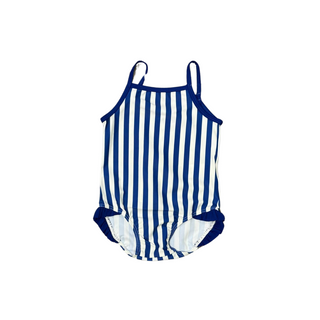 Navy and White Baby Striped Swimsuit