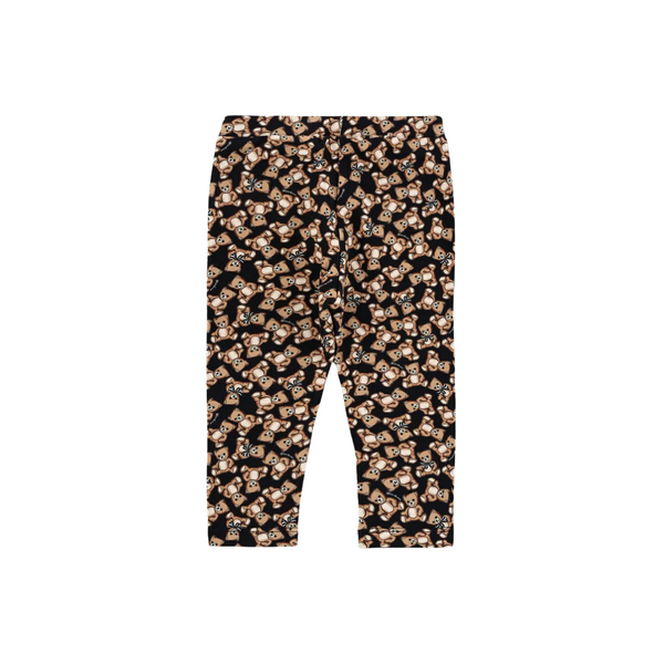 Black Allover Bear Bows Leggings