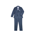 Navy Diamonds Stretchy Mod Suit