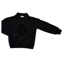 Black Collar Logo Sweatshirt