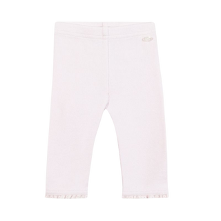 Light Pink Baby Ruffle Trim Leggings