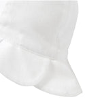 White Baby Scallop Bucket Hat