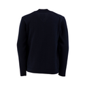 Navy Knit Loose Fit V Neck Sweater