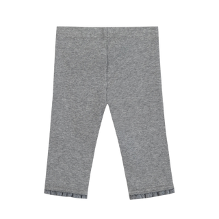 Heather Gray Baby Ruffle Trim Leggings