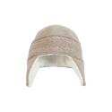 Beige Marled Cableknit Hat