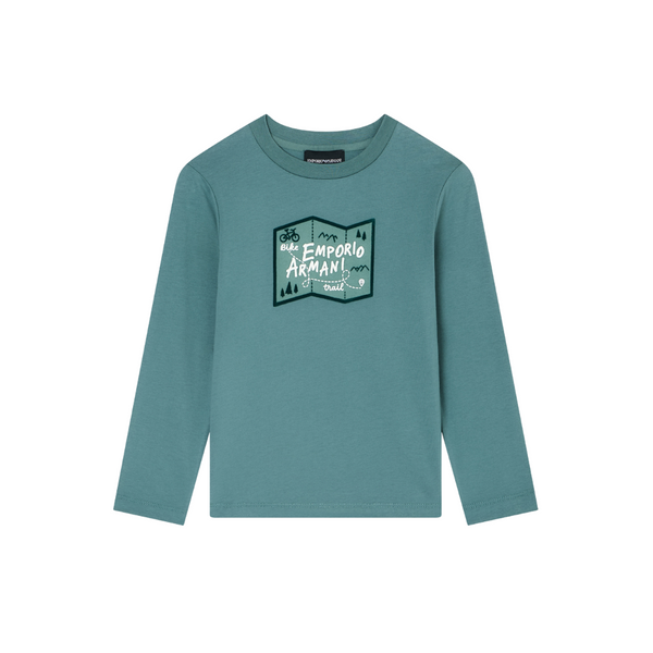 Pine Long Sleeve Map Tee