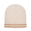 Linen Knitted Logo Hat