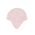 Pale Pink Cable Knit Hat