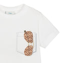 White Sunglasses Pocket Graphic Tee