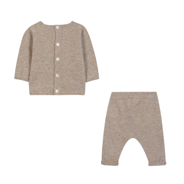Oatmeal Marled Knit Ensemble