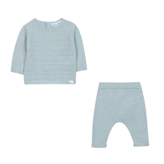 Heather Blue  Knit Ensemble