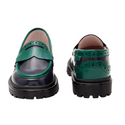 Navy and Green Altesse Loafer