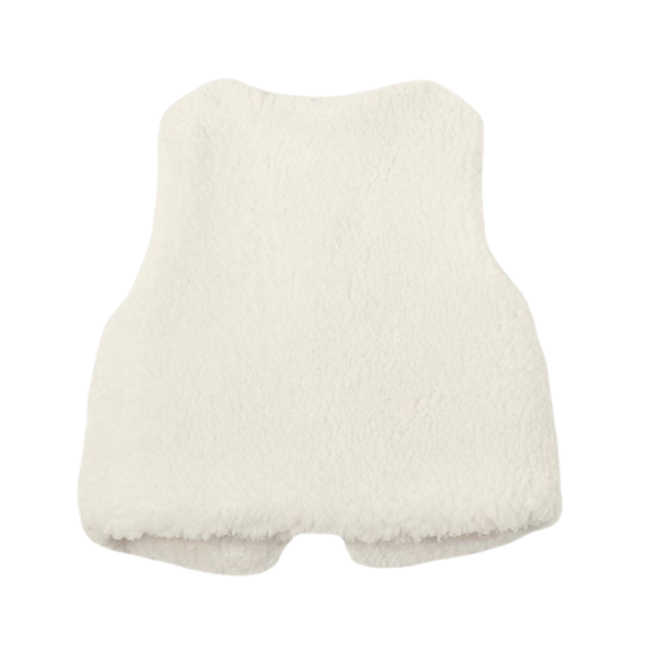 Ivory Baby Faux Fur Vest
