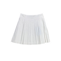 White Pleated Skirt