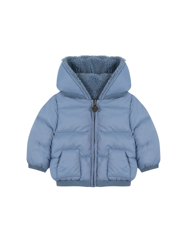 Blue Baby Reversible Puffer Jacket